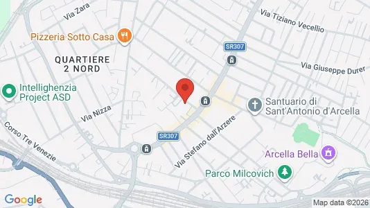 Rooms for rent i Padua - kort over placeringen