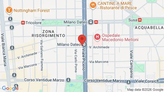 Apartments for rent i Milano Zona 1 - Centro storico - kort over placeringen