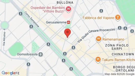Apartments for rent i Milano Zona 1 - Centro storico - kort over placeringen