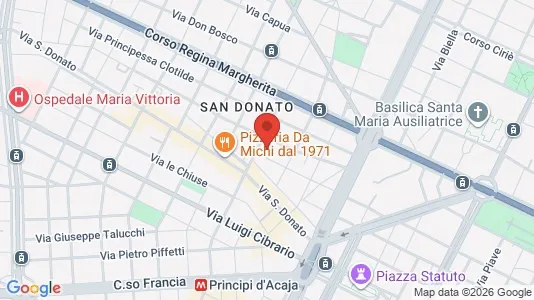 Rooms for rent in Turin - Photo from Google Street View