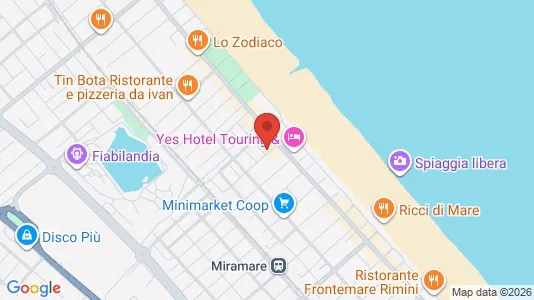 Rooms for rent i Rimini - kort over placeringen