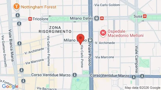 Apartments for rent i Milano Zona 1 - Centro storico - kort over placeringen