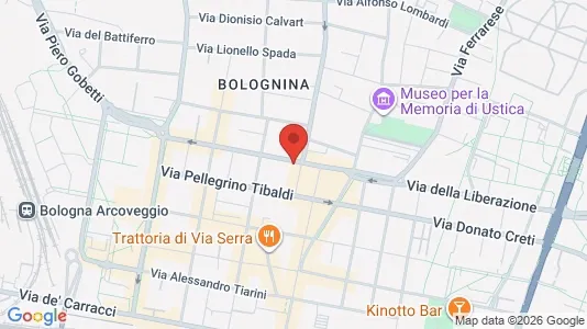 Apartments for rent i Bologna - kort over placeringen