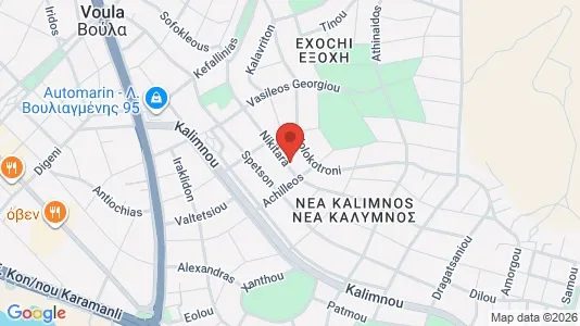 Apartments for rent i Vari-Voula-Vouliagmeni - kort over placeringen