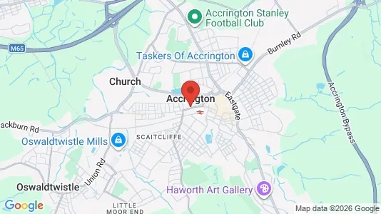Apartments for rent in Accrington - Lancashire - Photo from Google Street View