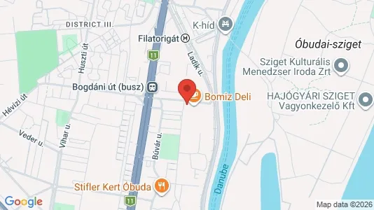 Apartments for rent i Budapest Óbuda-Békásmegyer - kort over placeringen