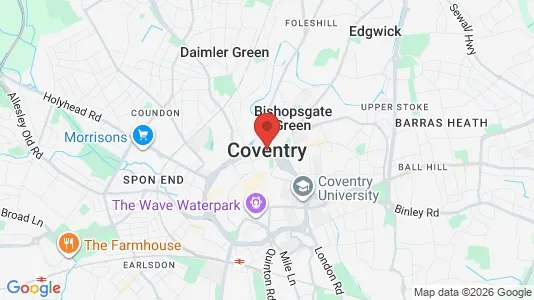 Apartments for rent in Coventry - West Midlands - Photo from Google Street View
