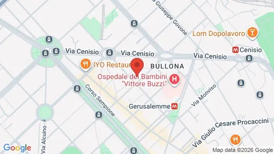 Apartments for rent i Milano Zona 1 - Centro storico - kort over placeringen