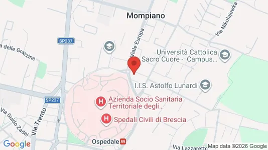 Rooms for rent i Brescia - kort over placeringen