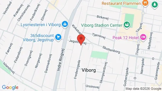 Apartments for rent i Viborg - kort over placeringen