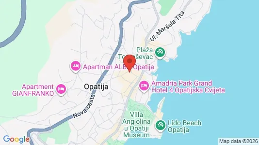 Apartments for rent in Opatija - Photo from Google Street View