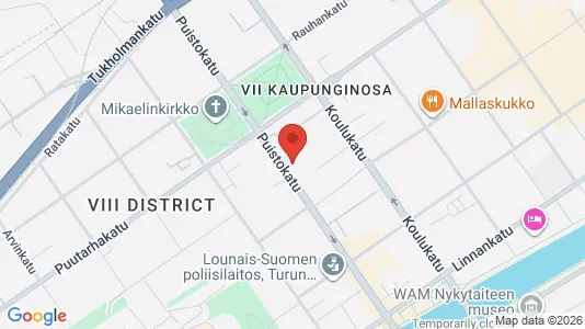 Apartments for rent i Turku - kort over placeringen