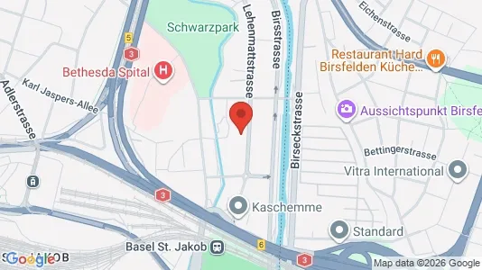 Apartments for rent i Basel-Stadt - kort over placeringen