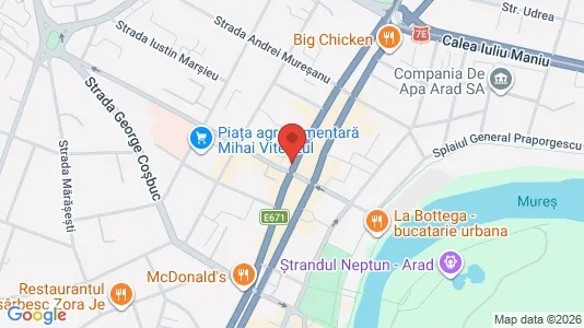 Apartments for rent i Arad - kort over placeringen