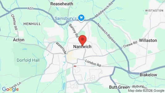 Apartments for rent in Nantwich - Cheshire - Photo from Google Street View