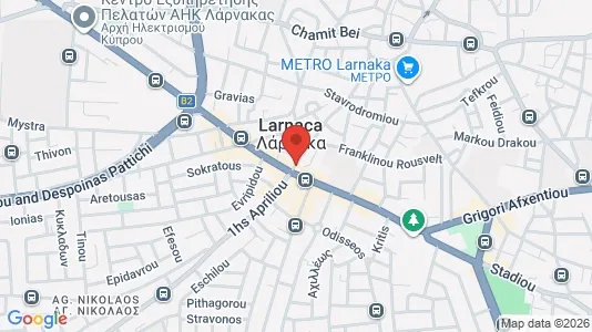 Apartments for rent in Larnaca - Photo from Google Street View