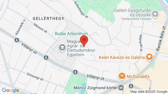 Apartments for rent i Budapest Újbuda - kort over placeringen