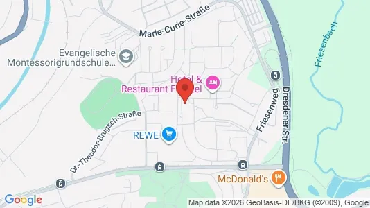 Apartments for rent i Vogtlandkreis - kort over placeringen