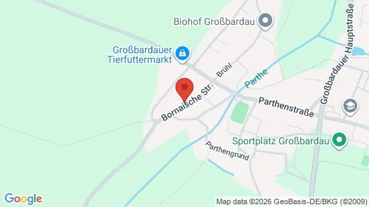 Apartments for rent i Leipzig - kort over placeringen