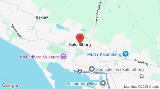 Houses for rent i Kalundborg - kort over placeringen