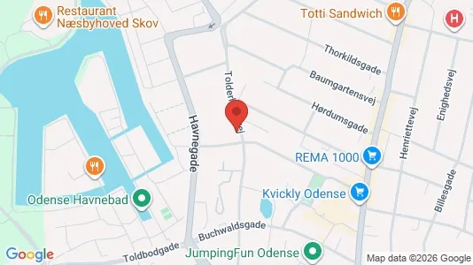 Apartments for rent in Odense C - Photo from Google Street View