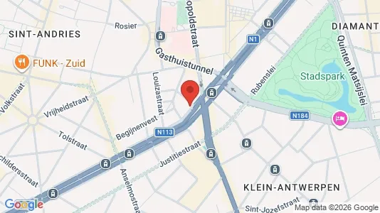 Apartments for rent i Stad Antwerp - kort over placeringen