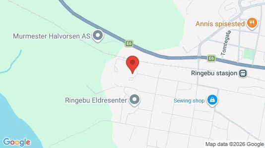 Apartments for rent i Ringebu - kort over placeringen