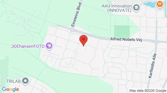 Apartments for rent i Aalborg Øst - kort over placeringen