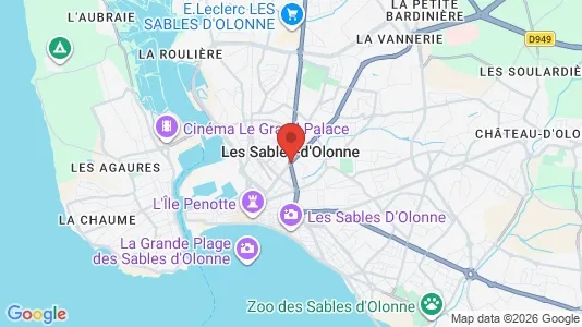 Apartments for rent in Les Sables-d'Olonne - Photo from Google Street View