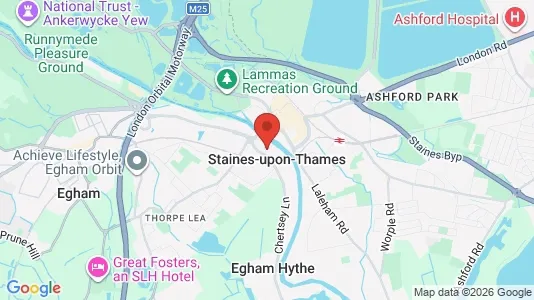 Houses for rent in Staines-upon-Thames - Middlesex - Photo from Google Street View