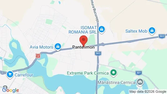 Apartments for rent i Pantelimon - kort over placeringen