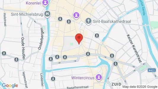 Apartments for rent i Stad Gent - kort over placeringen