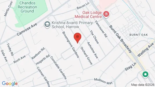 Apartments for rent i Edgware - Middlesex - kort over placeringen