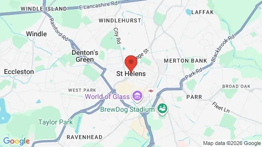 Apartments for rent i St. helens - Merseyside - kort over placeringen