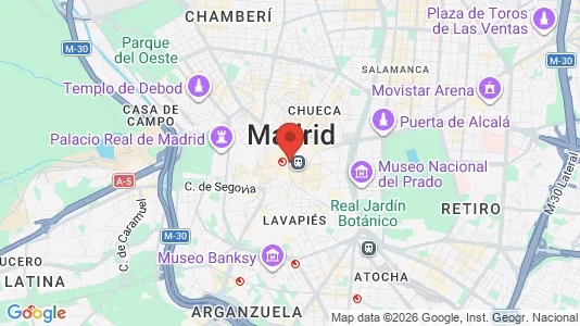 Apartments for rent in Madrid Centro - Photo from Google Street View