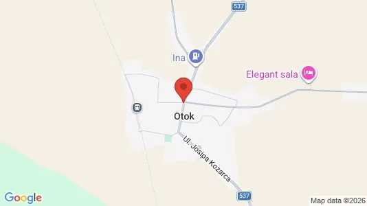 Apartments for rent i Otok - kort over placeringen
