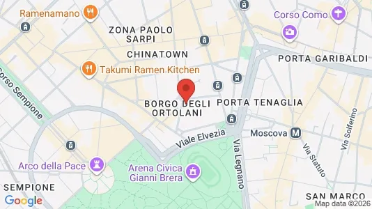 Apartments for rent i Milano Zona 1 - Centro storico - kort over placeringen