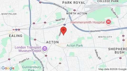 Houses for rent i London W3 - kort over placeringen