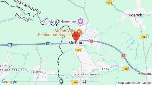 Apartments for rent i Steinfort - kort over placeringen