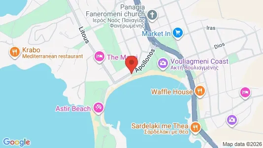 Apartments for rent i Vari-Voula-Vouliagmeni - kort over placeringen