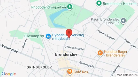 Apartments for rent i Brønderslev - kort over placeringen