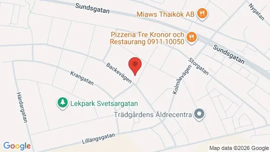 Apartments for rent i Piteå - kort over placeringen