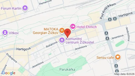 Apartments for rent i Prague 10 - kort over placeringen