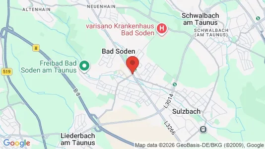 Houses for rent i Main-Taunus-Kreis - kort over placeringen