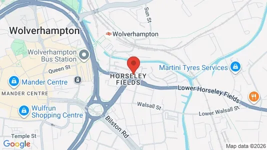 Apartments for rent in Wolverhampton - West Midlands - Photo from Google Street View