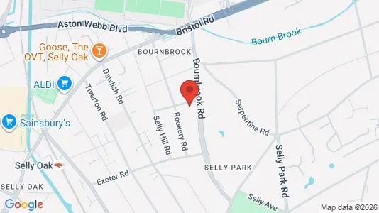 Apartments for rent i Birmingham - West Midlands - kort over placeringen