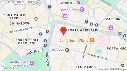 Apartments for rent i Milano Zona 1 - Centro storico - kort over placeringen