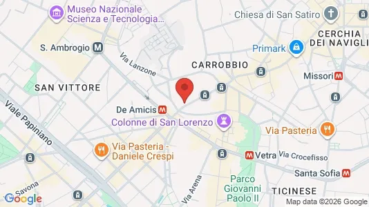Apartments for rent i Milano Zona 1 - Centro storico - kort over placeringen
