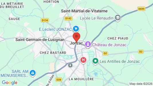 Houses for rent in Jonzac - Photo from Google Street View