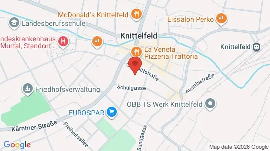 Apartments for rent i Fohnsdorf - kort over placeringen